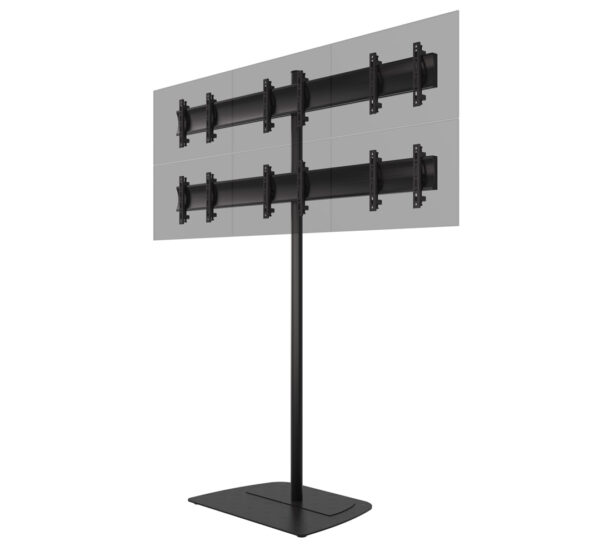 VisionPro F1500X Six Screen Horizontal Floor Stand